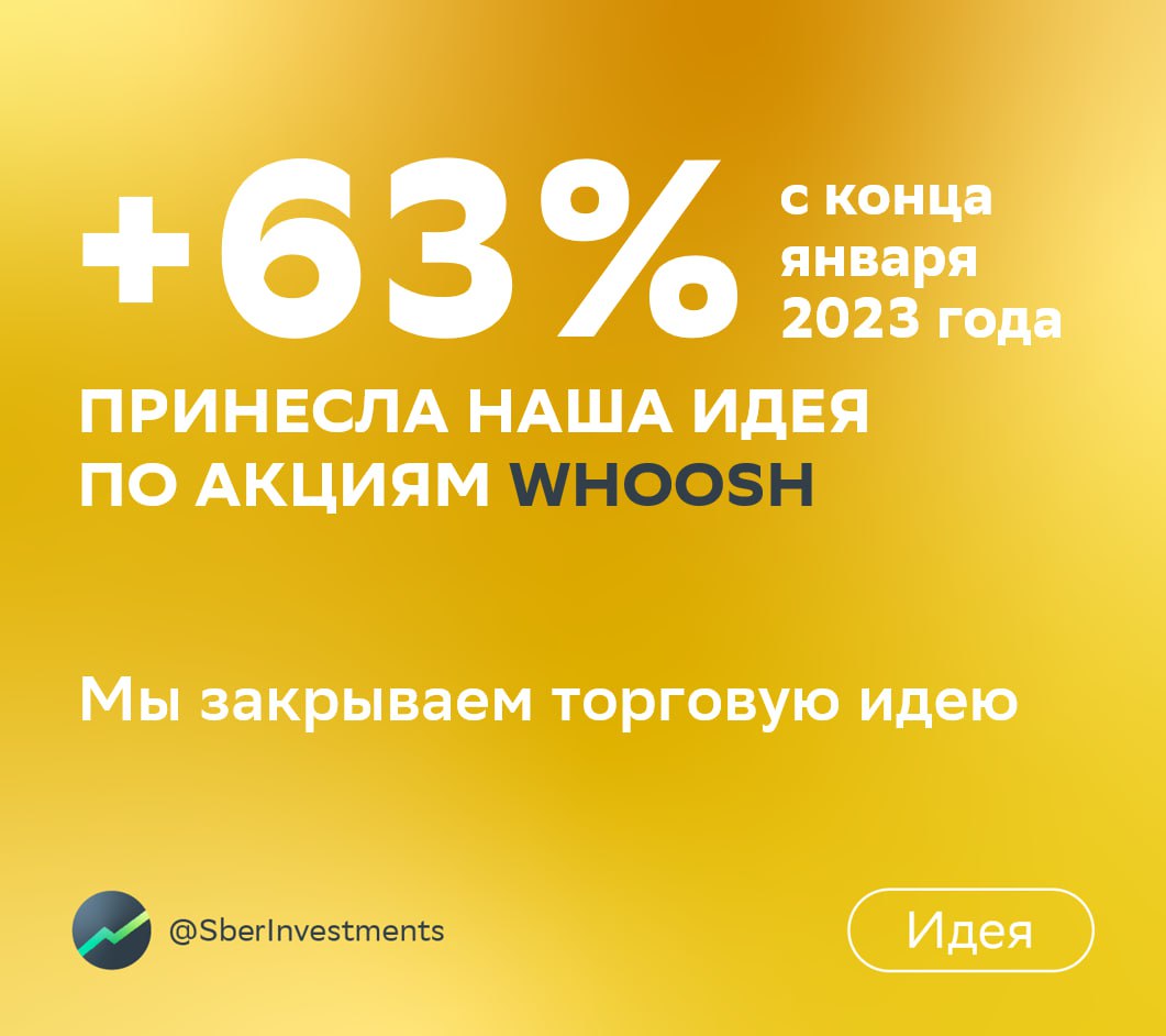 Whoosh акции.