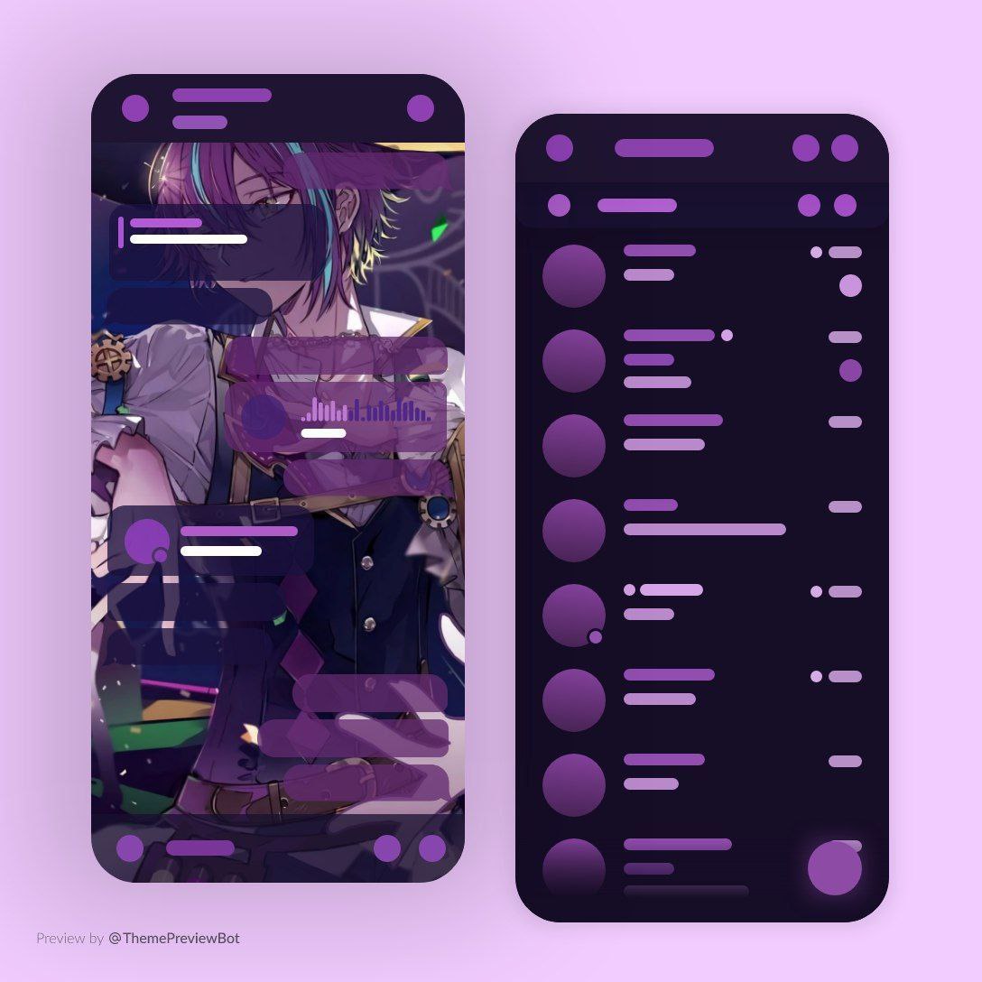 Темы для телеграмма на андроид фиолетовый фото 24