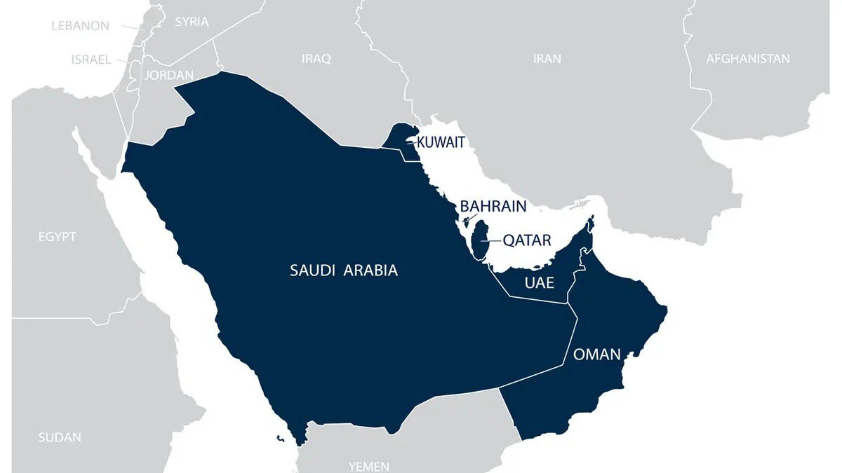 Политическая карта персидского залива