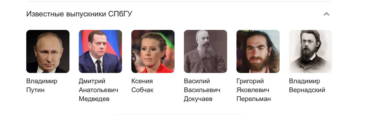 Известные выпускники спбгу