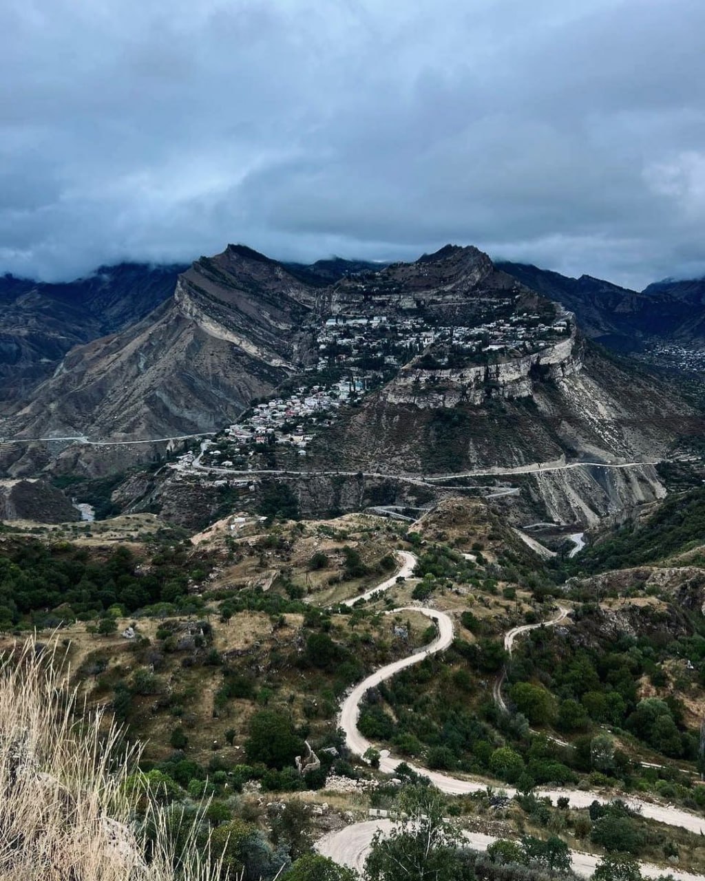 Село Дагестан горы Гамстуль