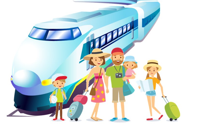 Скидки на жд билеты многодетным семьям. Семья путешествует на поезде. Семья железная дорога. Путешествие на поезде рисунок. Путешествие с семьей рисунок.